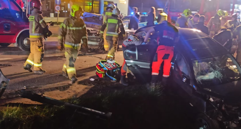 Poważny wypadek w Borkowie. Pięć osób poszkodowanych
