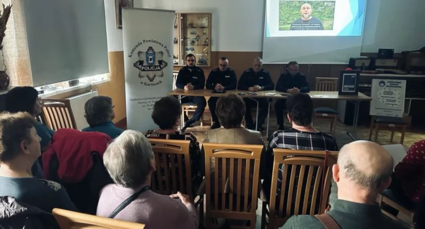 Świadomy Senior - Bezpieczny Senior - policyjna debata w Sierakowicach