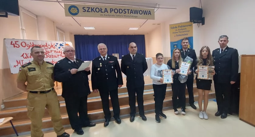 Młodzież z gminy Somonino zmierzyła się z wiedzą pożarniczą