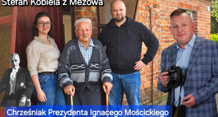 Stefan Kobiela z Mezowa - chrześniak Ignacego Mościckiego. Reportaż Artura Sochy [video]