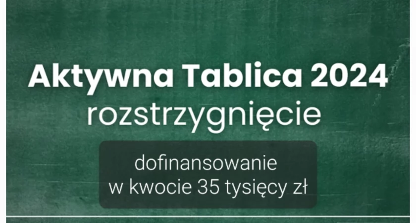 35 tys. zł. dofinansowania dla SP nr 1 w Kartuzach w ramach konkursu  Aktywna Tablica