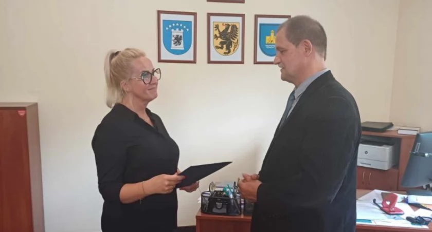Marcel Drewa z klubu Rebelia Kartuzy otrzymał nagrodę sportową od wójta gm. Somonino