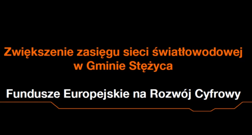 Rozpoczyna się budowa światłowodu na terenie gminy Stężyca