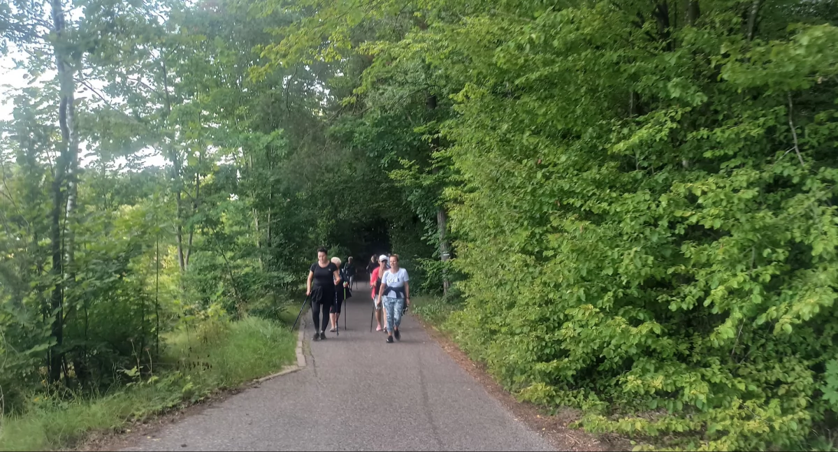 Kartuzy. Marsze z kijkami w ramach projektu „Nordic Walking Senior”