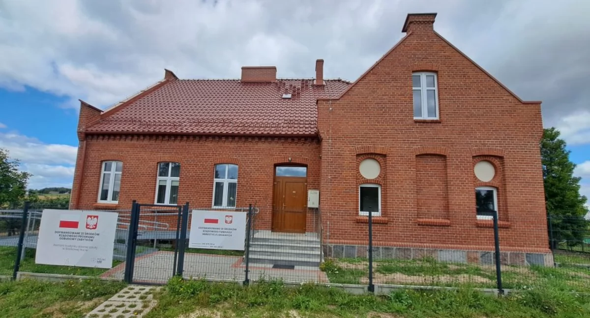 Zakończono remont budynku dawnej szkoły w Starkowej Hucie