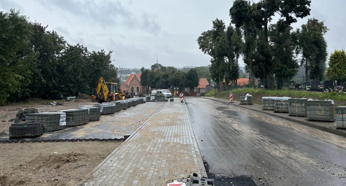 Trwa przebudowa ul. Topolowej w Goręczynie