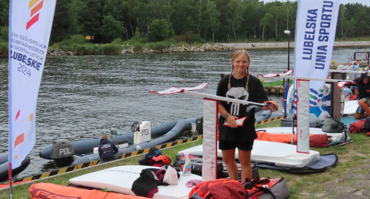 14-latka z Kartuz z brązem w Ogólnopolskiej Olimpiadzie Młodzieży w windsurfingu