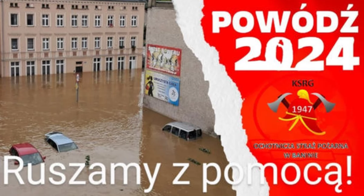 Pomoc dla powodzian. OSP Banino apeluje o wsparcie
