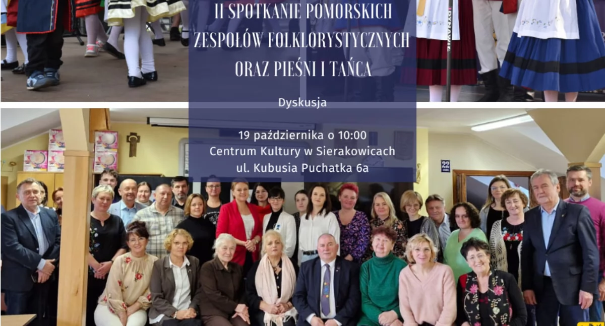 Sierakowice. Spotkanie kierowników pomorskich zespołów pieśni i tańca 
