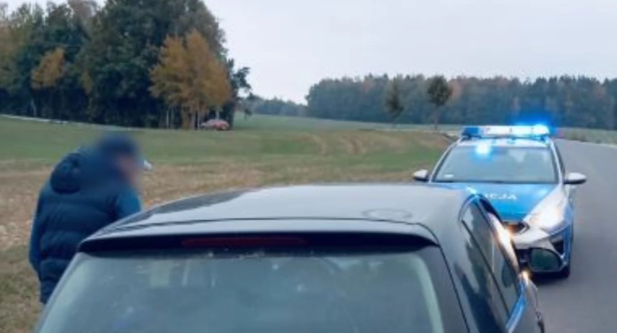 Wracając ze służby znaleźli skradzionego dwa dni wcześniej golfa