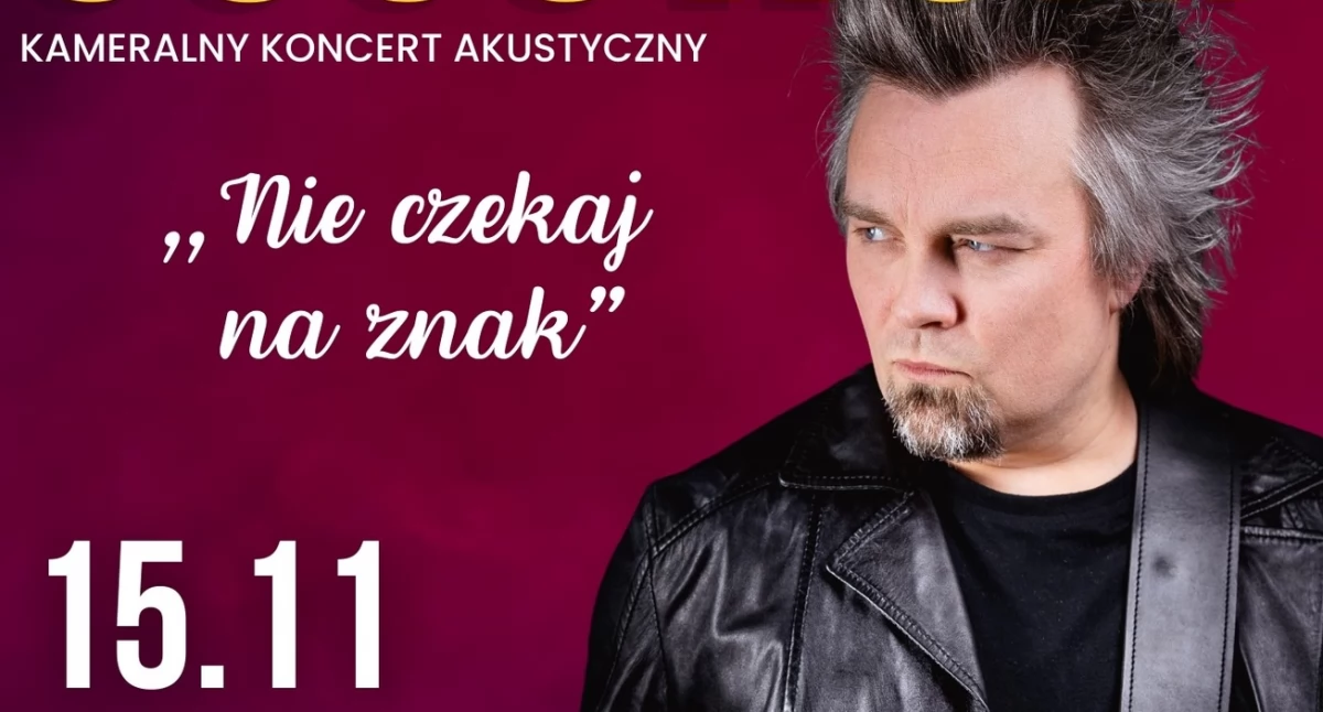 Sierakowice. Koncert Wojtka Cugowskiego - będzie kameralnie i akustycznie