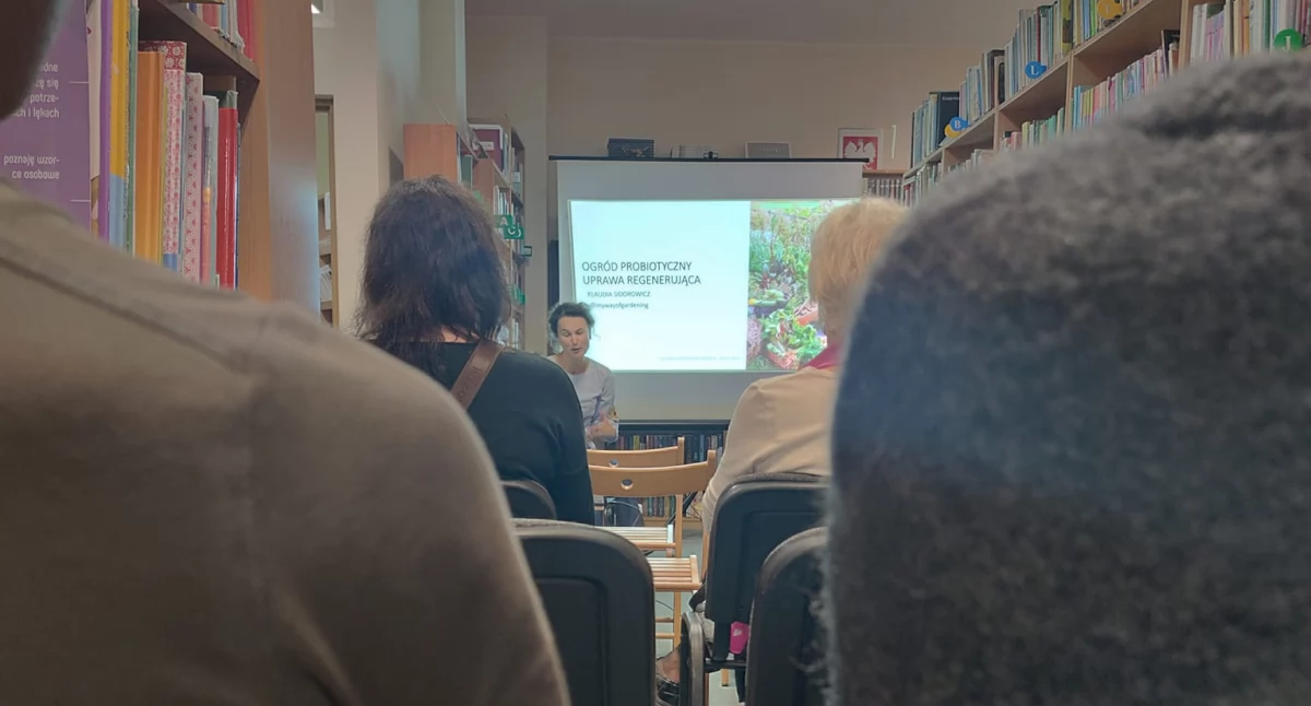 Ekologiczne uprawy w centrum uwagi – Klaudia Sidorowicz gościem biblioteki w gminie Żukowo