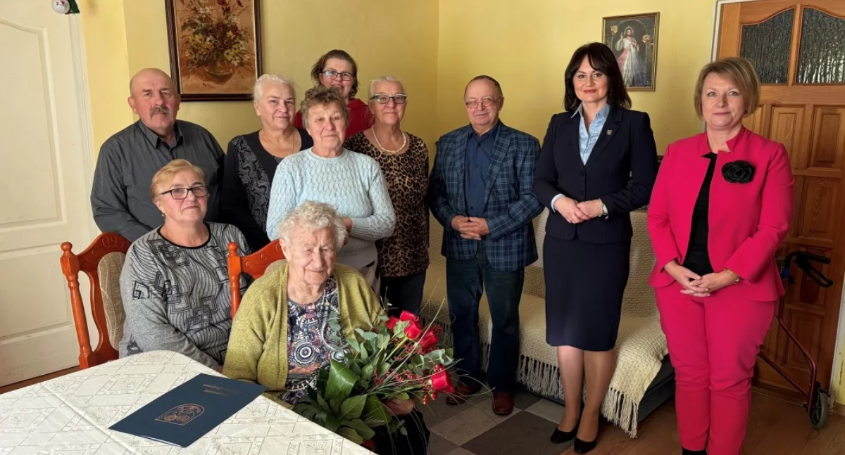 Pani Stefania z gminy Żukowo obchodziła swoje 101 urodziny