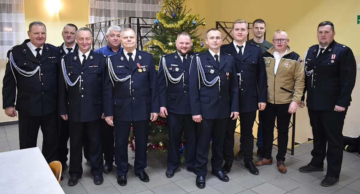 Świąteczne spotkanie opłatkowe strażaków OSP Gowidlino