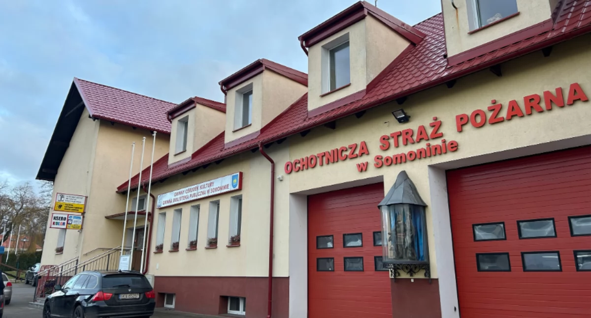 OSP Somonino z nowym dachem i ekologicznymi rozwiązaniami