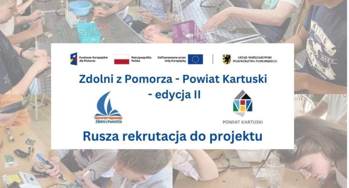 Wyjątkowa szansa dla młodych talentów – rusza rekrutacja do projektu Zdolni z Pomorza, edycja II