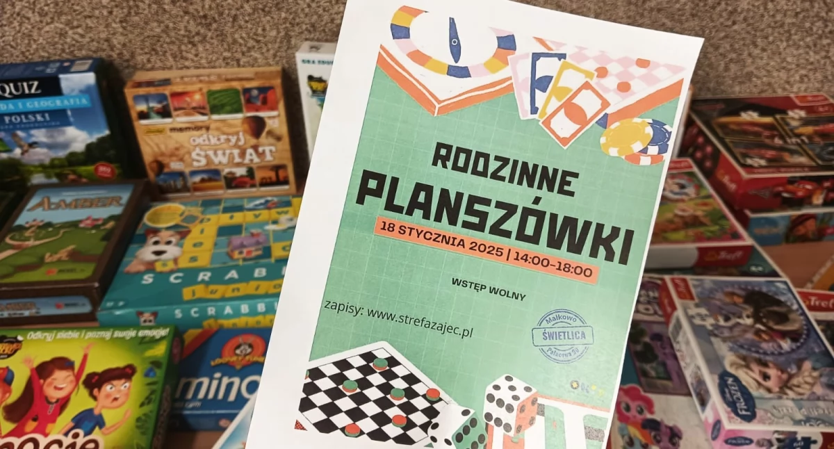 Małkowo. Rodzinne planszówki w świetlicy to dobra zabawa dla każdego