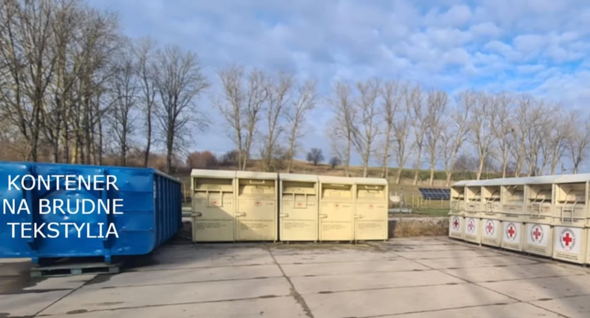 Nowe pojemniki na tekstylia w PSZOK Żukowo