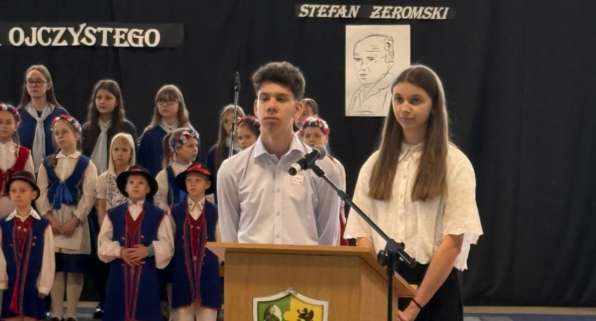 Stefan Żeromski w Kiełpinie. Obchody międzynarodowego dnia języka ojczystego w szkole podstawowej