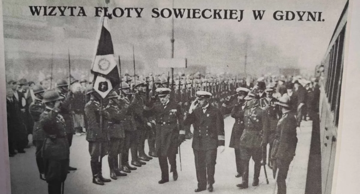 Sowiecka wojenna Eskadra Floty Bałtyckiej w Gdyni - a oficerowie i marynarze na Pomorzu, Kaszubach i Kartuzach w 1934 roku