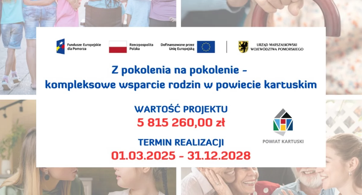 Ponad 5 milionów złotych na wsparcie rodzin w Powiecie Kartuskim!