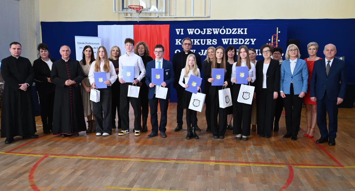 VI Wojewódzki Konkurs Wiedzy o św. Janie Pawle II w Gowidlinie
