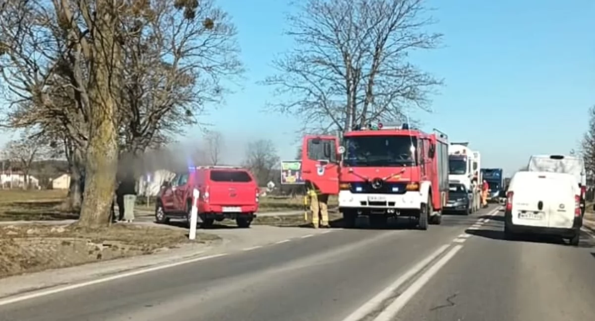 Kolizja w Miszewie. Był ruch wahadłowy