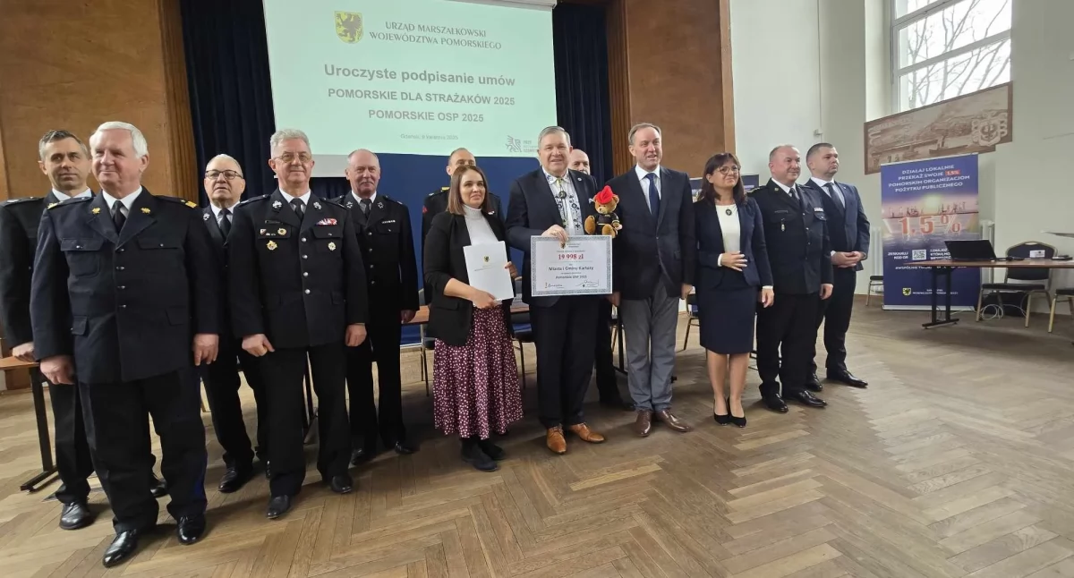 Blisko 20 tys. zł na wyposażenie dla sześciu jednostek OSP z gminy Kartuzy