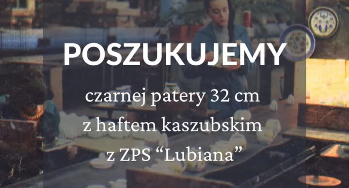 Poszukiwana czarna patera! Muzeum Ziemi Kościerskiej szykuje wystawę o kaszubskiej porcelanie z Lubiany