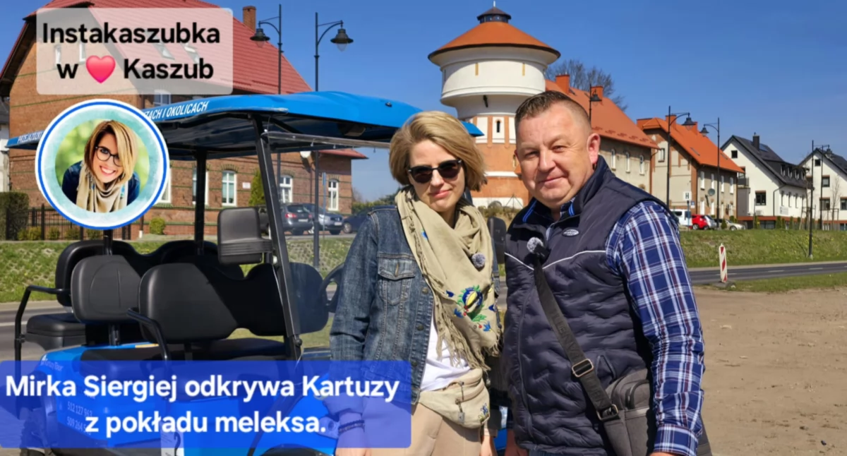 Odkrywali Kartuzy z pokładu meleksa. InstaKaszubka zachwycona. Reportaż Artura Sochy [video]