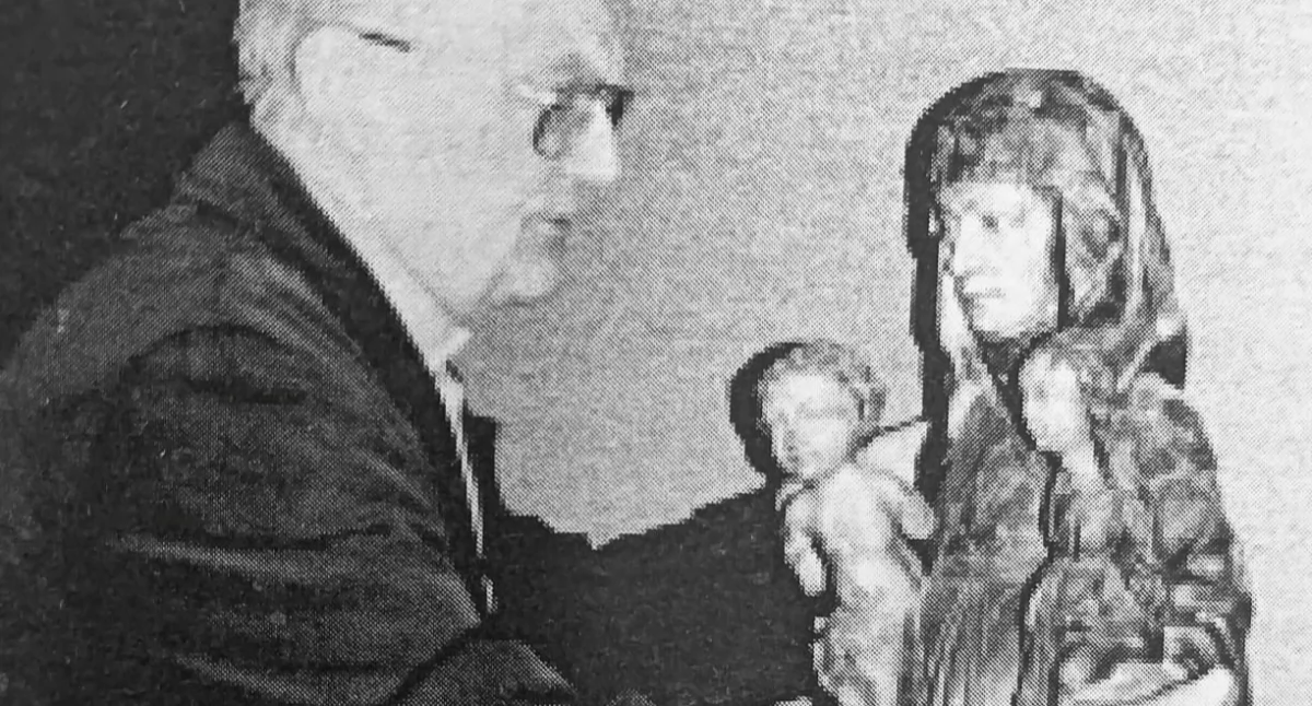 Żukowo. Niezwykła figura Św. Anny Samotrzeciej od księdza Franciszka Gruczy