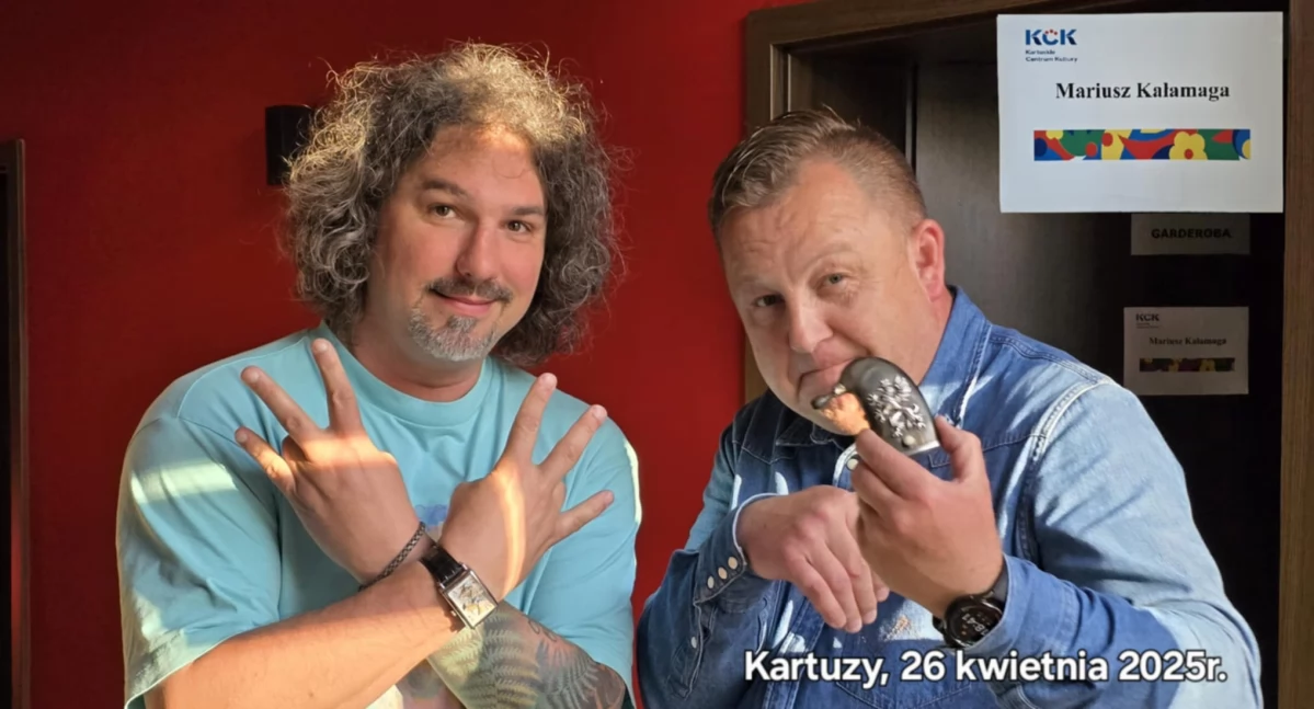 Mariusz Kałamaga zagościł w Kartuskim Centrum Kultury. Reportaż Artura Sochy [video]