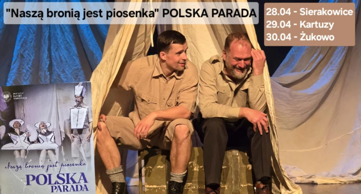 Spektakl o Armii Andersa w Sierakowicach, Kartuzach i Żukowie. Reportaż Artura Sochy [video]
