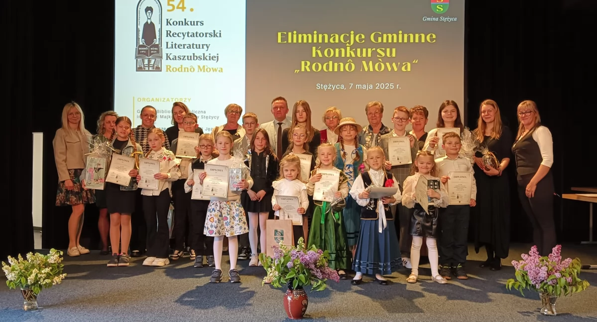Stężyca. Piękna kaszubszczyzna z ust najmłodszych - eliminacje gminne konkursu recytatorskiego Rodnô Mòwa