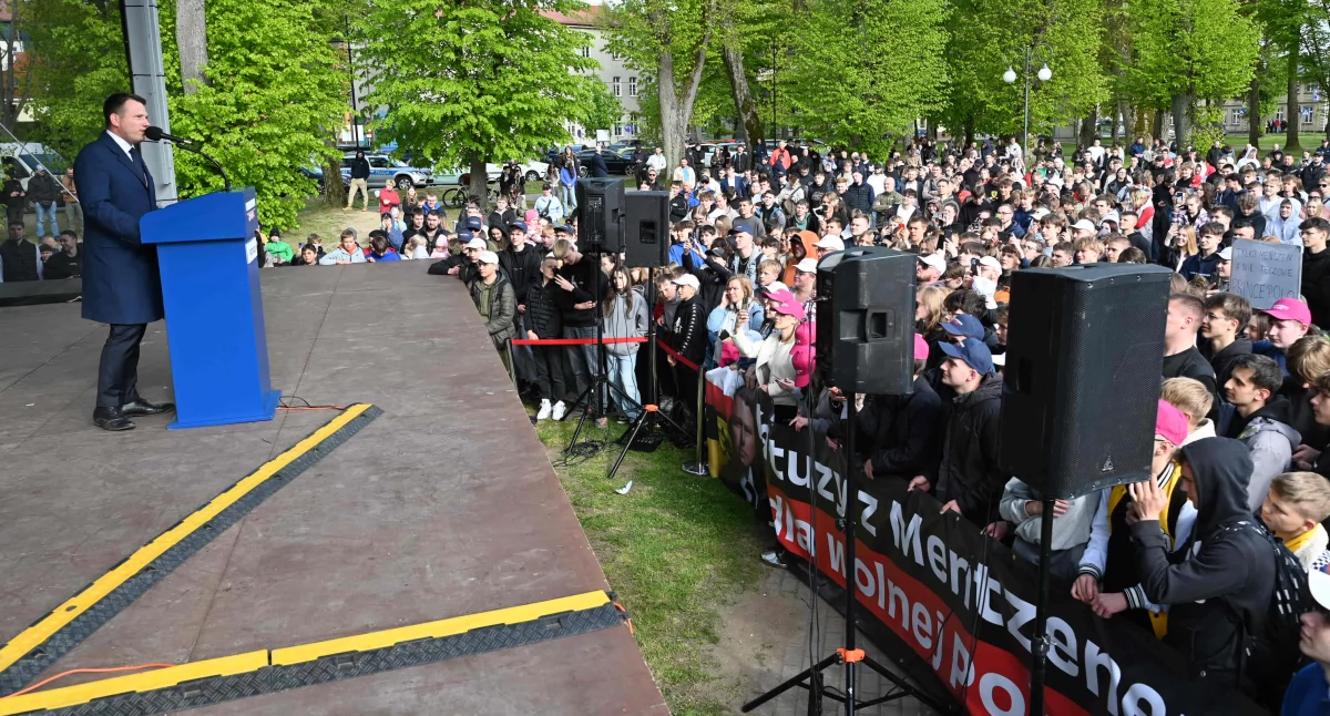 Spotkanie z Mentzenem w Kartuzach: ostre słowa o elitach i państwowej nieudolności