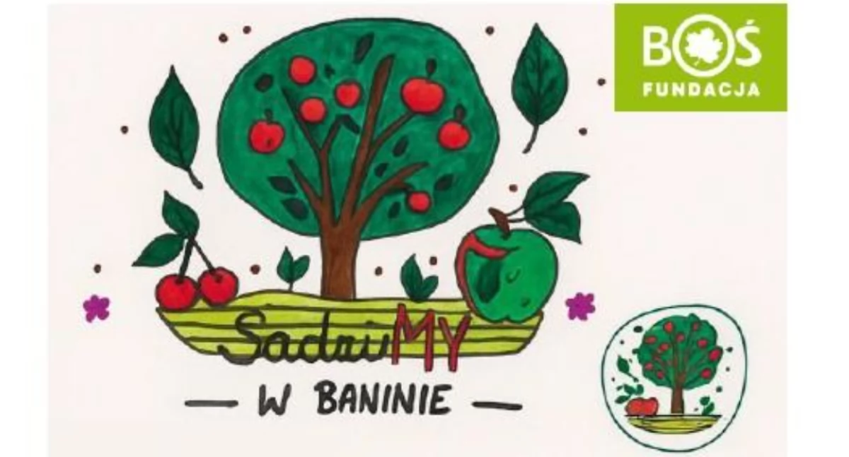 Wspólne sadzenie sadu w Baninie - drzewa z przesłaniem