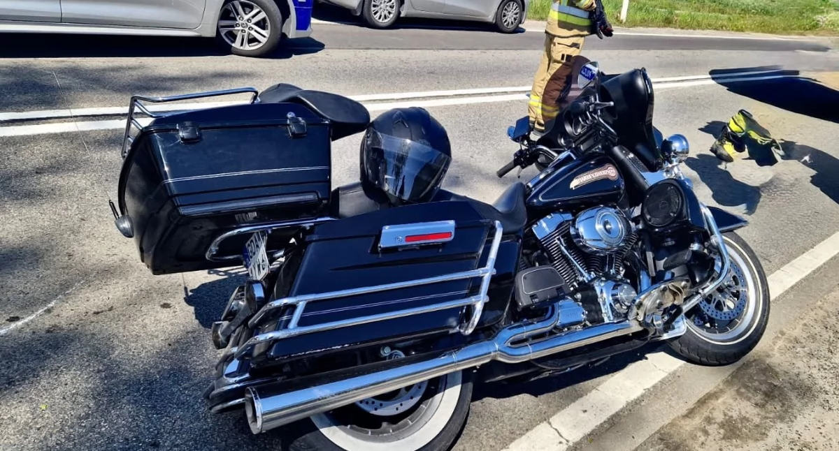 Miszewo. Zderzenie motocykla z samochodem