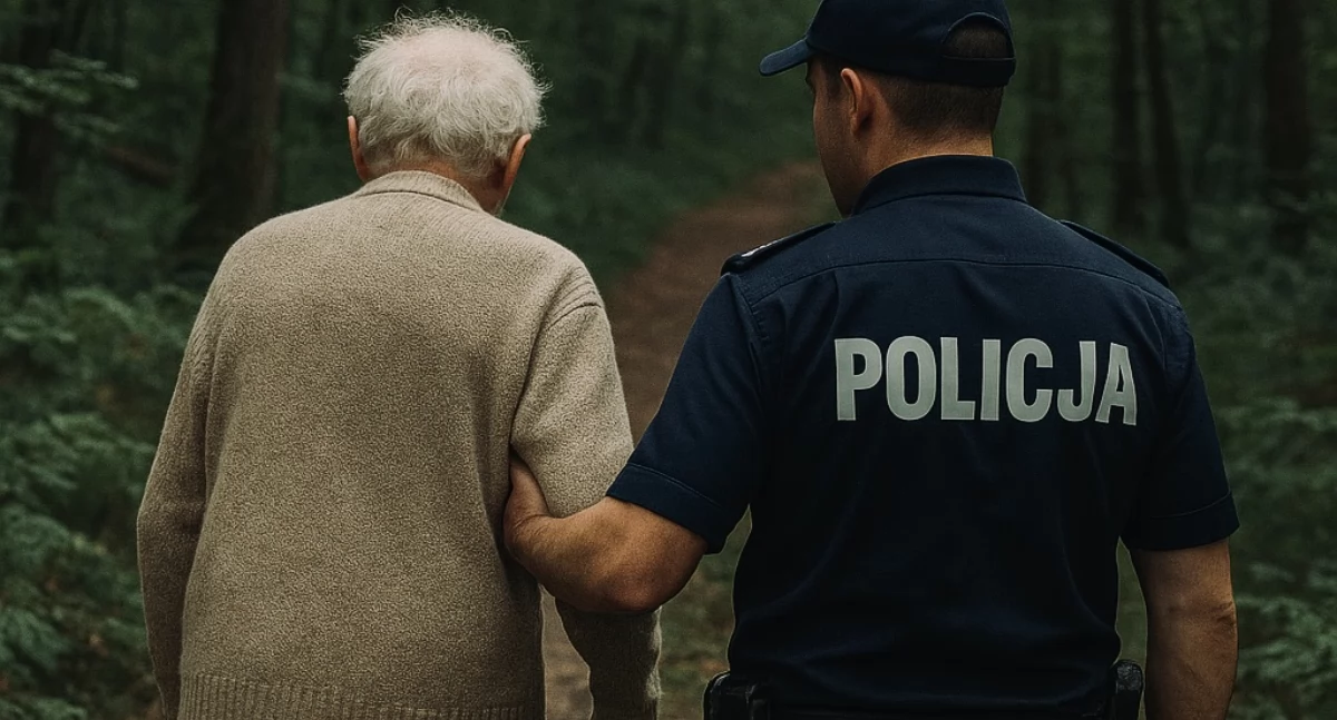 Policjanci poszukiwali 82-latka. Mężczyzna z demencją wyszedł z domu i do niego nie powrócił
