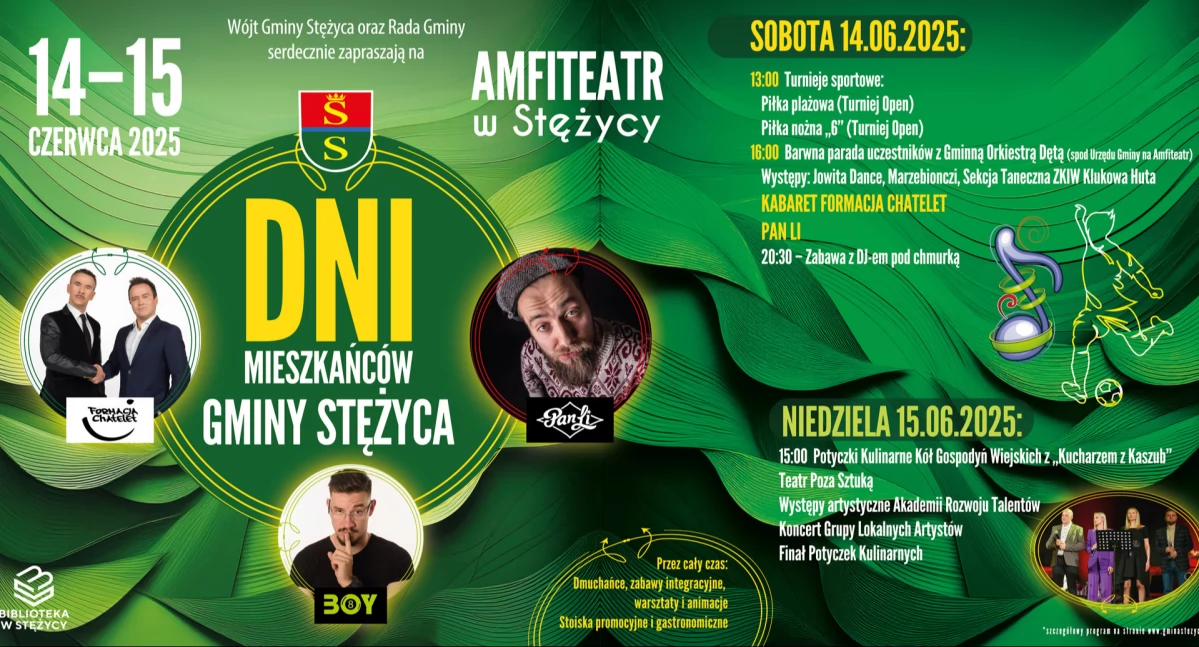 Gmina Stężyca świętuje z mieszkańcami – dołącz do wspólnej zabawy, w programie moc atrakcji!