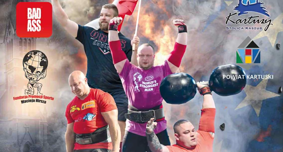 Już w niedzielę Europa Strongman Cup 2025 - najsilniejsi sportowcy w sercu Kartuz!