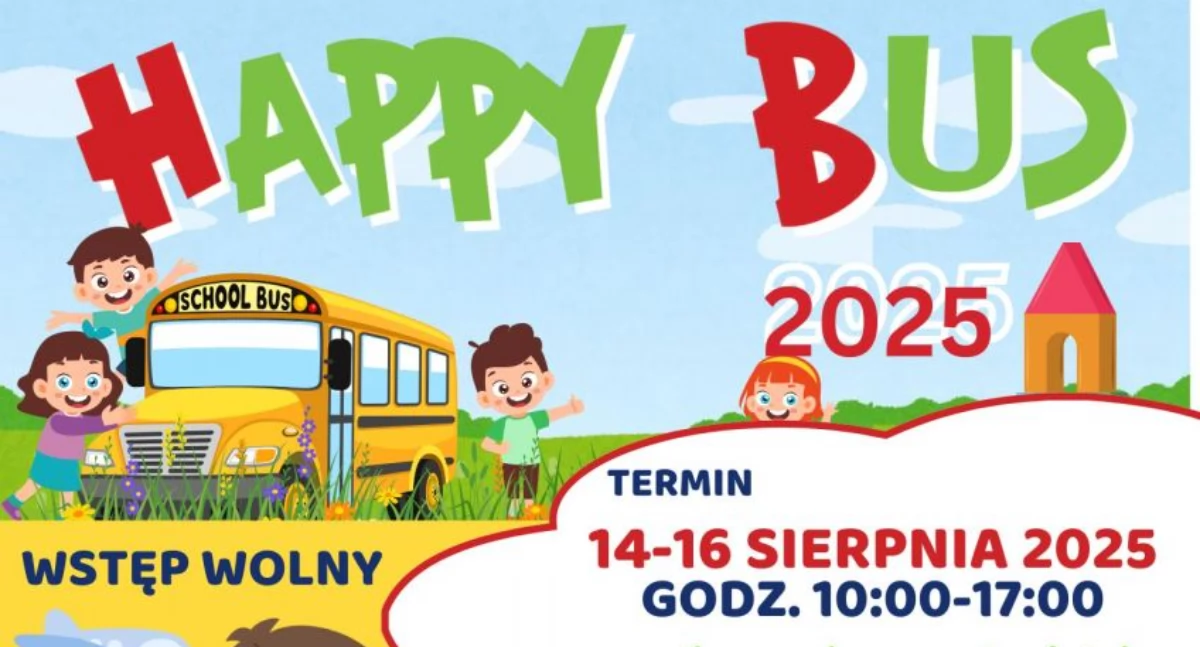 Happy Bus łączy dzieci! Bezpłatna strefa zabawy w Chmielnie