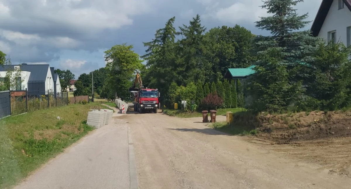 Ulica Pomorska w Czaplach w budowie. Łatwiejszy przejazd już wkrótce !