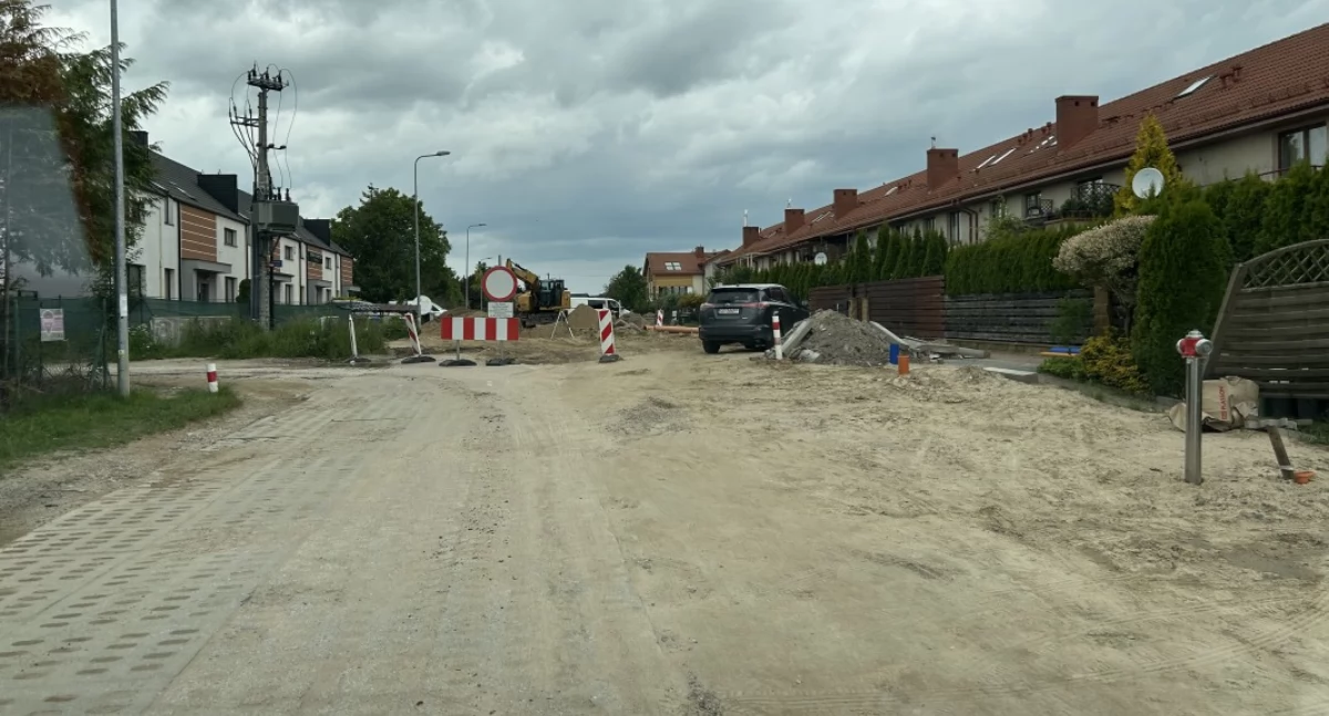 Utrudnienia w Baninie. Prace drogowe przesuwają się w stronę ul. Lipowej
