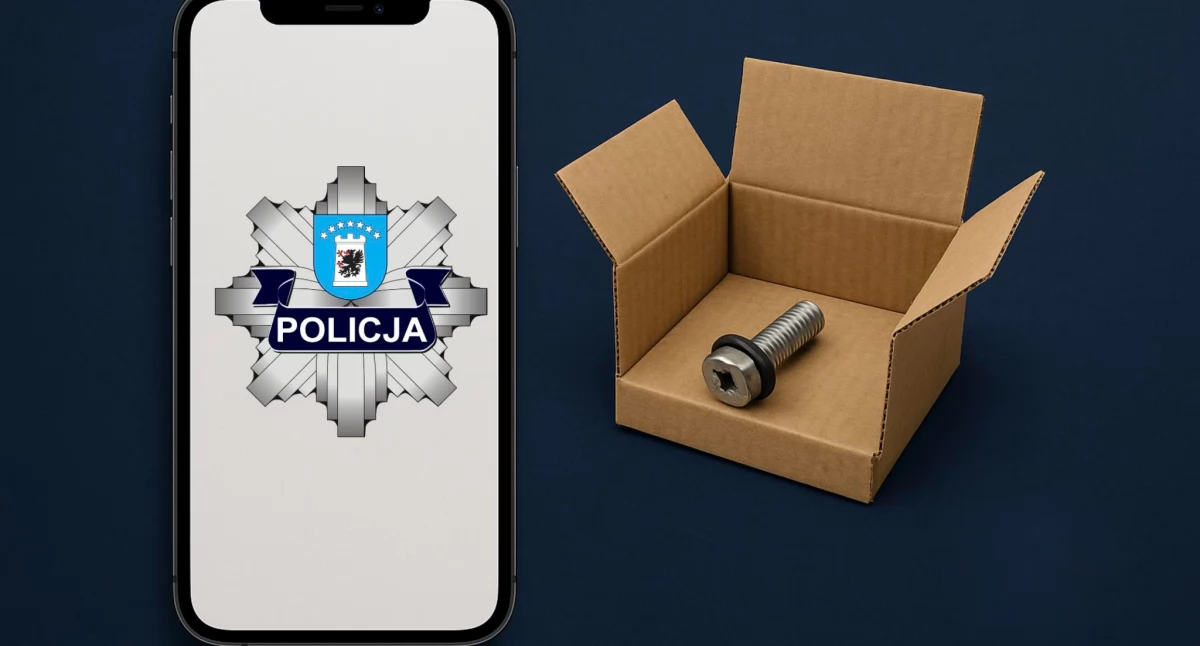 Zamiast telefonu dostała...śrubkę z uszczelką