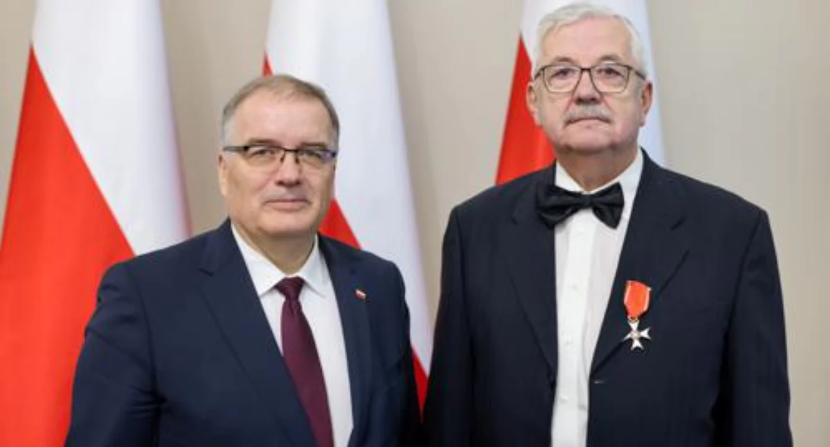 Kazimierz Socha-Borzestowski odznaczony Krzyżem Kawalerskim Orderu Odrodzenia Polski