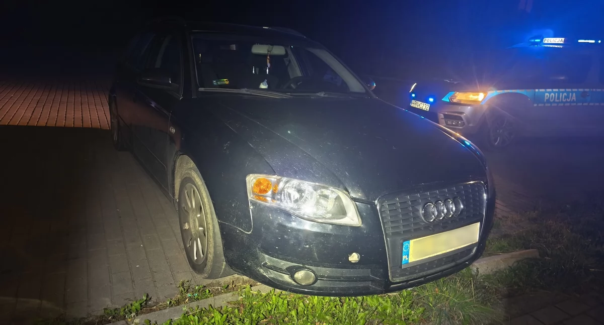 Odurzony 30-latek kierował audi. Teraz ma spore kłopoty