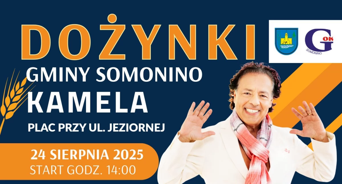 Dożynki Gminy Somonino odbędą się w Kameli. Francesco Napoli gwiazdą święta plonów
