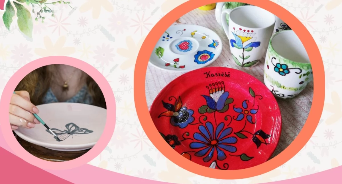 Malowanie na porcelanie - wakacyjne warsztaty w Goręczynie