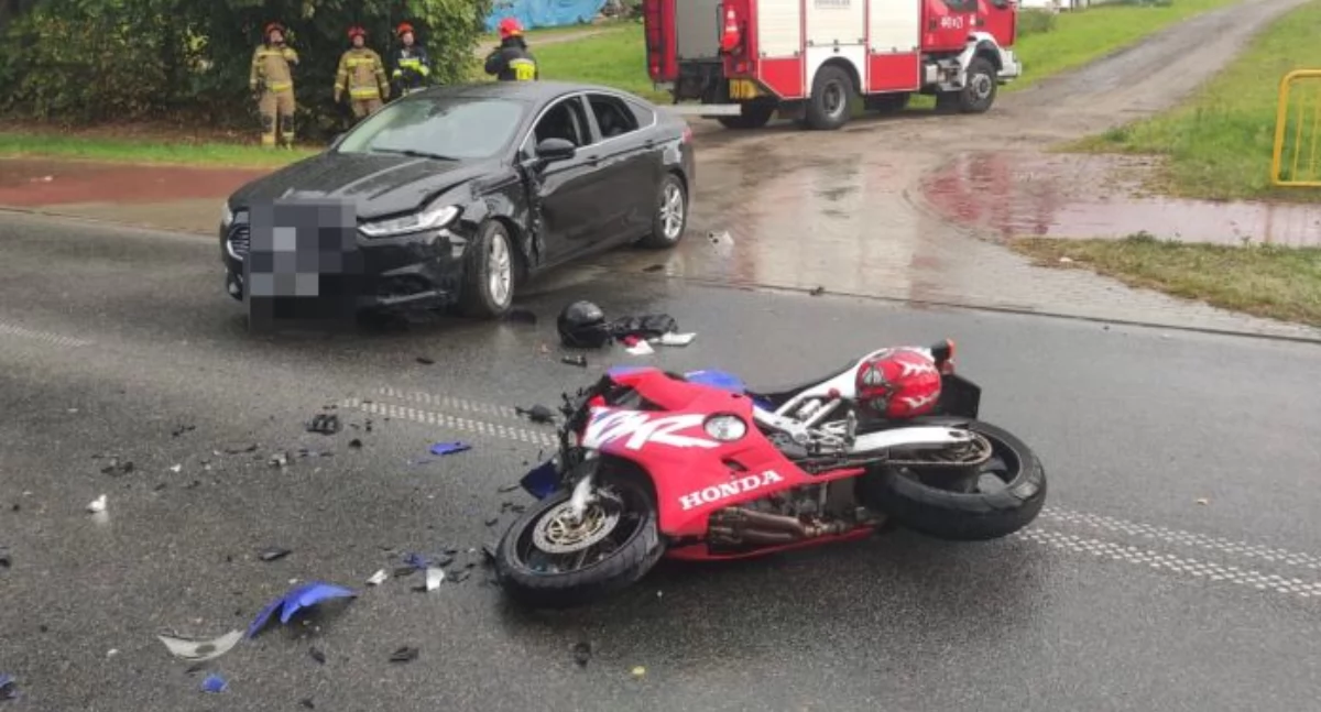 Motocykliści znów ofiarami wypadków. Dwa zdarzenia jednego dnia!
