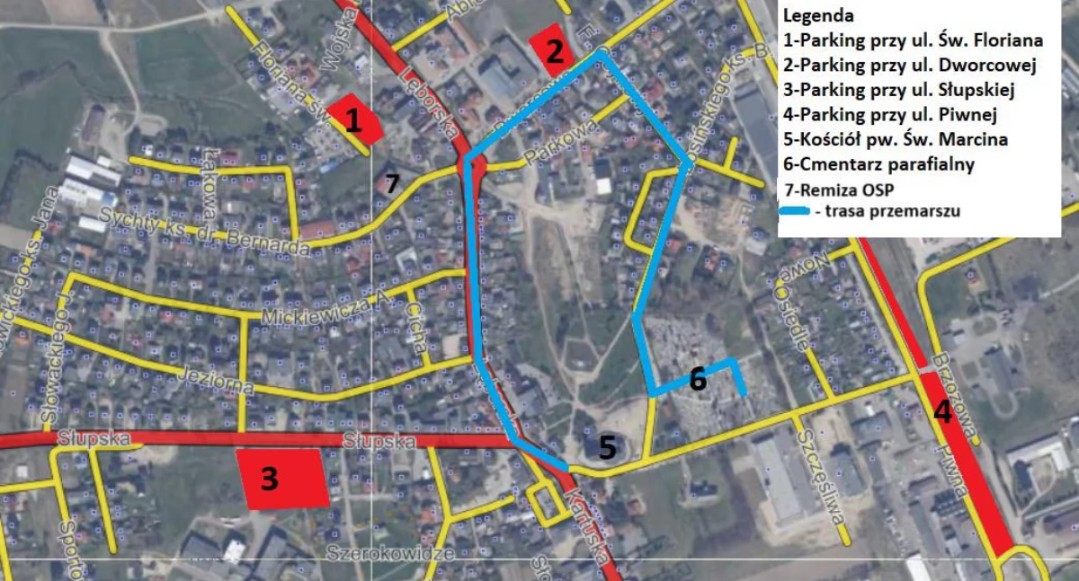 Sierakowice. W czwartek utrudnienia w ruchu w związku z pogrzebem strażaka